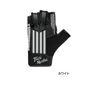 画像: 釣武者 ライングローブ ホワイト Lサイズ