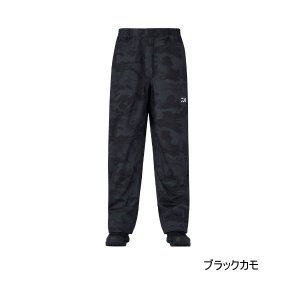 画像: ≪'25年4月新商品！≫ ダイワ レインマックス(R)レインパンツ DR-3625P ブラックカモ Lサイズ