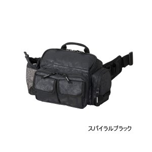 画像: ダイワ ヒップバッグLT(D) スパイラルブラック