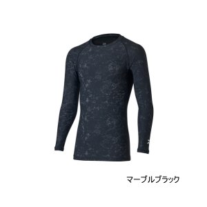 画像: ≪'25年4月新商品！≫ ダイワ アイスドライ(R) クルーネックアンダーシャツ DU-6021S マーブルブラック Mサイズ