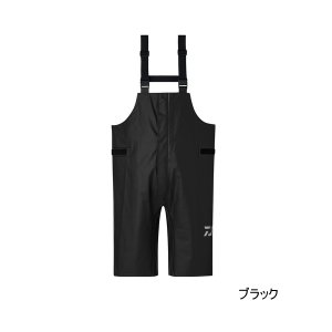 画像: ≪'25年4月新商品！≫ ダイワ オーシャンレインハーフサロペット DR-6325P ブラック Mサイズ