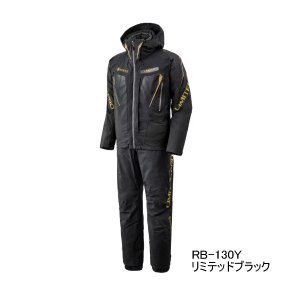 画像: ≪'25年9月新商品！≫ シマノ リミテッド プロ ゴアテックス ダウンシステムスーツ RB-130Y リミテッドブラック Mサイズ [9月発売予定/ご予約受付中]