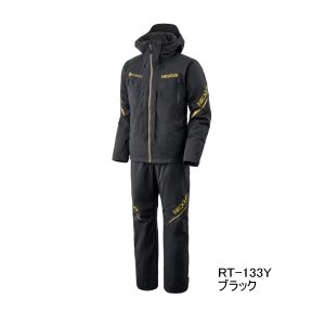 画像: ≪'25年9月新商品！≫ シマノ ネクサス ゴアテックス テクノレイヤードスーツ RT-133Y ブラック Mサイズ [9月発売予定/ご予約受付中]