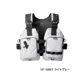 画像: ≪'25年9月新商品！≫ シマノ ゲームベストライト VF-068T ライトグレー フリーサイズ [9月発売予定/ご予約受付中]