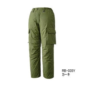 画像: ≪'25年9月新商品！≫ シマノ ESインサレーションパンツ 03 RB-035Y カーキ WMサイズ [9月発売予定/ご予約受付中]