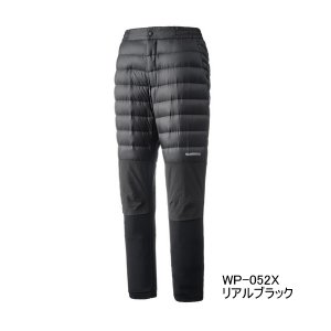 画像: ≪'25年9月新商品！≫ シマノ ハイブリッド ダウンパンツ WP-052X リアルブラック WMサイズ [9月発売予定/ご予約受付中]