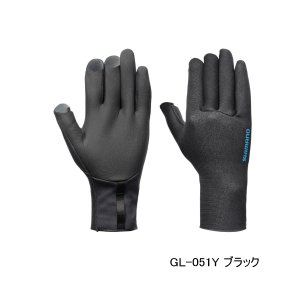 画像: ≪'25年10月新商品！≫ シマノ 03 ダブル クロロプレン グローブ 3 GL-051Y ブラック 2XLサイズ [10月発売予定/ご予約受付中]
