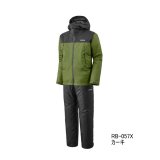 画像: ≪'25年9月新商品！≫ シマノ ベーシックインサレーション レインスーツ 01 RB-057X カーキ WMサイズ [9月発売予定/ご予約受付中]