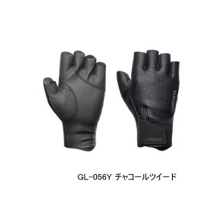 画像: ≪'25年10月新商品！≫ シマノ 03 タイタニューム・アルファ グローブ 5 GL-056Y チャコールツイード Mサイズ [10月発売予定/ご予約受付中]