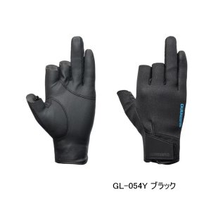 画像: ≪'25年10月新商品！≫ シマノ 03 タイタニューム・アルファ グローブ 3 GL-054Y ブラック Sサイズ [10月発売予定/ご予約受付中]