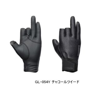 画像: ≪'25年10月新商品！≫ シマノ 03 タイタニューム・アルファ グローブ 3 GL-054Y チャコールツイード Sサイズ [10月発売予定/ご予約受付中]