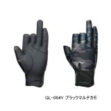 画像: ≪'25年10月新商品！≫ シマノ 03 タイタニューム・アルファ グローブ 3 GL-054Y ブラックマルチカモ Mサイズ [10月発売予定/ご予約受付中]