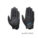 画像: ≪'25年9月新商品！≫ シマノ 01 ベーシックウォーム グローブ 指出し GL-071Y ブラック Sサイズ [9月発売予定/ご予約受付中]