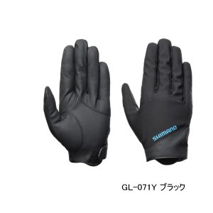 画像: ≪'25年9月新商品！≫ シマノ 01 ベーシックウォーム グローブ 指出し GL-071Y ブラック Sサイズ [9月発売予定/ご予約受付中]