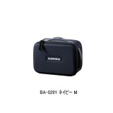 画像: ≪'25年9月新商品！≫ シマノ リールケース BA-029Y ネイビー Mサイズ [9月発売予定/ご予約受付中]