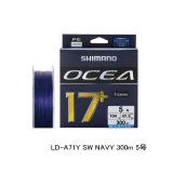 画像: ≪'25年9月新商品！≫ シマノ オシア 17+ PE LD-A71Y 300m 5号 SW ネイビー [9月発売予定/ご予約受付中]