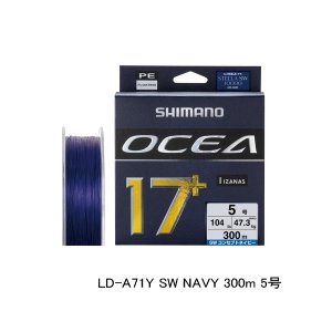 画像: ≪'25年9月新商品！≫ シマノ オシア 17+ PE LD-A71Y 300m 5号 SW ネイビー [9月発売予定/ご予約受付中]