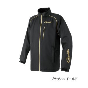 画像: ≪'25年10月新商品！≫ がまかつ コアサーモジャケット GM-3795 ブラック×ゴールド Mサイズ [10月発売予定/ご予約受付中]
