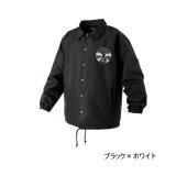 画像: ≪'25年10月新商品！≫ がまかつ コーチジャケット GM-3793 ブラック×ホワイト M-Lサイズ [10月発売予定/ご予約受付中]