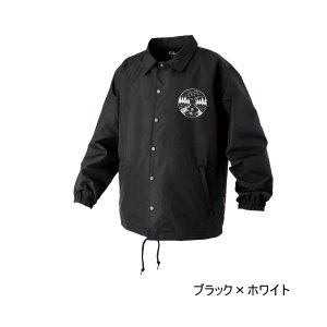 画像: ≪'25年10月新商品！≫ がまかつ コーチジャケット GM-3793 ブラック×ホワイト M-Lサイズ [10月発売予定/ご予約受付中]