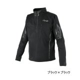 画像: ≪'25年9月新商品！≫ がまかつ プルオーバージップシャツ GM-3794 ブラック×ブラック Mサイズ [9月発売予定/ご予約受付中]