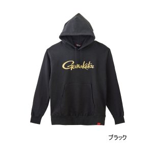 画像: ≪'25年9月新商品！≫ がまかつ ロゴフーディ GM-3790 ブラック Sサイズ [9月発売予定/ご予約受付中]