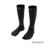 画像: ≪'25年9月新商品！≫ がまかつ コンプレッションソックス(先割) GM-3812 ブラック(ロング) Mサイズ [9月発売予定/ご予約受付中]