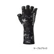 画像1: ≪'25年4月新商品！≫ ダイワ リアルフィットグローブII DG-6625 マーブルブラック XLサイズ