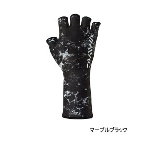 画像: ≪'25年4月新商品！≫ ダイワ リアルフィットグローブII DG-6625 マーブルブラック Mサイズ