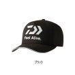 画像1: ≪'25年8月新商品！≫ ダイワ FeelAlive.(フィールアライブ)キャップ DC-9125W ブラック フリーサイズ