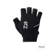 画像1: ≪'25年9月新商品！≫ ダイワ 防寒ライトグリップグローブ 5本カット DG-6325W ブラック Lサイズ