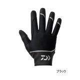 画像: ≪'25年9月新商品！≫ ダイワ オフショア タイタニューム アルファ(TM) グローブ DG-7225W ブラック Sサイズ