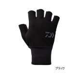 画像: ≪'25年9月新商品！≫ ダイワ 防風ベルトレスグローブ 5本カット DG-8125W ブラック Sサイズ