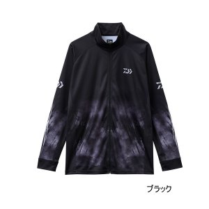 画像: ≪'25年9月新商品！≫ ダイワ エキスパートライトジップシャツ DE-7725 ブラック 3XLサイズ