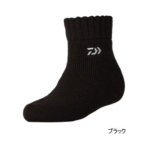 画像: ≪'25年9月新商品！≫ ダイワ ダンロテック(R) ソックス(ショート) DS-3125R ブラック Sサイズ