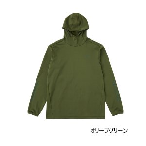 画像: ≪'25年9月新商品！≫ ダイワ ストレッチシャツフーディー DE-9225 オリーブグリーン 2XLサイズ