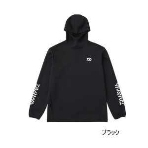 画像: ≪'25年9月新商品！≫ ダイワ ストレッチシャツフーディー DE-9225 ブラック 2XLサイズ