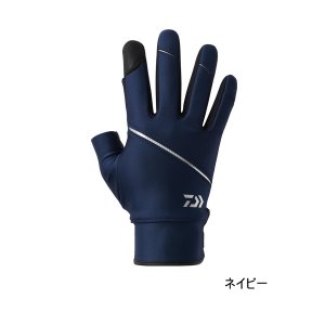 画像: ≪'25年9月新商品！≫ ダイワ キャスティンググローブ 2本カット DG-3025W ネイビー XLサイズ