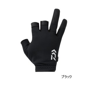 画像: ≪'25年9月新商品！≫ ダイワ 防寒ゲームグローブ 3本カット DG-6525W ブラック 2XLサイズ