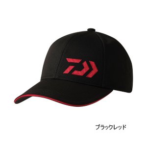 画像: ≪'25年9月新商品！≫ ダイワ ベースボールキャップ DC-6224W ブラックレッド フリーサイズ