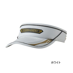 画像: ≪'25年9月新商品！≫ ダイワ トーナメント サンバイザー DC-1325T ホワイト フリーサイズ