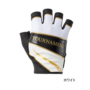 画像: ≪'25年9月新商品！≫ ダイワ トーナメント グローブ 5本カット DG-1325T ホワイト XLサイズ