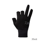 画像: ≪'25年9月新商品！≫ ダイワ 防風ベルトレスグローブ 3本カット DG-8025W ブラック 2XLサイズ