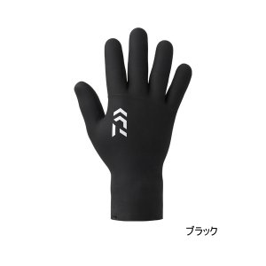 画像: ≪'25年9月新商品！≫ ダイワ クロロプレン防水グローブ DG-2025W ブラック Sサイズ