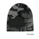 画像: ≪'25年9月新商品!≫ ダイワ リバーシブルビーニーキャップ DC-9725W ブラックカモ フリーサイズ