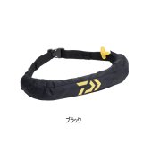 画像: (25年10月新商品) ダイワ インフレータブルアラートライフジャケット(ウエストタイプ自動・手動膨張式) DF-2724JM ブラック フリーサイズ