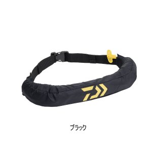 画像: （25年10月新商品） ダイワ インフレータブルアラートライフジャケット（ウエストタイプ自動・手動膨張式） DF-2724JM ブラック フリーサイズ