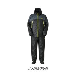 画像: （25年10月新商品） ダイワ PUオーシャンウィンタースーツ DW-6025 ガンメタルブラック 3XLサイズ