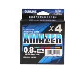 画像: サンライン ソルティメイト アメイザー ×4 200m 0.6号 グリーン＆パープル＆レッド＆ブルー＆オレンジ （小型商品）