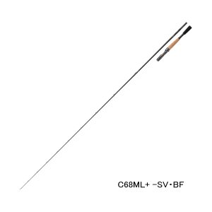 画像: （25年12月新商品） ダイワ スティーズ（ベイトキャスティングモデル） C68ML+ -SV・BF （仕舞寸法 175cm） （保証書付き） （大型1・代引と離島不可）